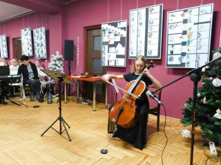 Koncert kolędowy w Bibliotece Publicznej w Rogowie